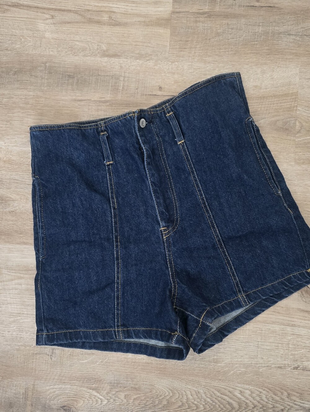 Moussy High Waisted Dark Wash Jeans
